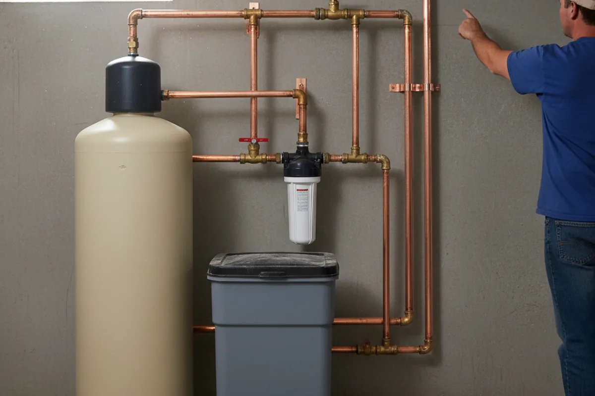 Whole-house water treatment system installed in Burgaw